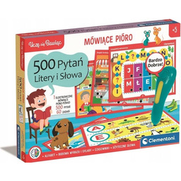 MÓWIĄCE PIÓRO 500 PYTAŃ LITERY I SŁOWA CLEMENTONI