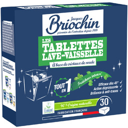 Briochin, tabletki do zmywarki silnie odtłuszczające, świeży zapach,