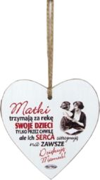 Tabliczka drewniana - Matki trzymają za rękę swoje