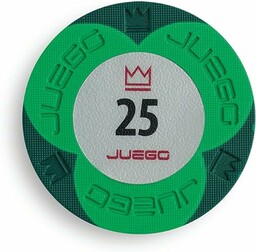 Juego JU00133 100 impregnowanych żetonów do pokera zestaw