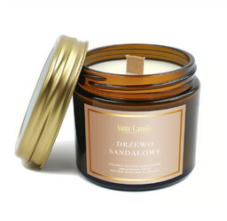 Your Candle Świeca sojowa z drewnianym knotem drzewo