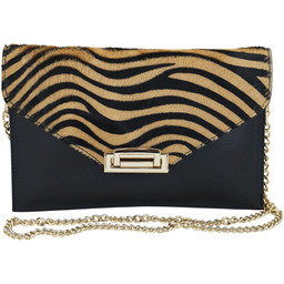 Barberinis Wieczorowa kopertówka skórzana z modnym printem -