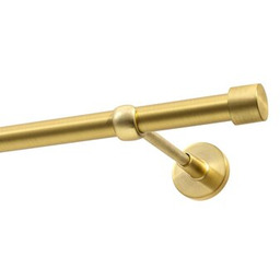 DECASTYL Karnisz Luna pojedynczy 240 cm Mosiądz Satyna