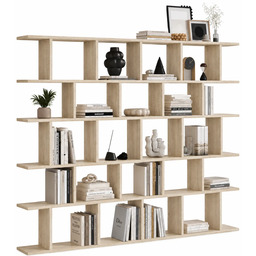Edinos Premium Regał biblioteczka do salonu nowoczesnego dąb