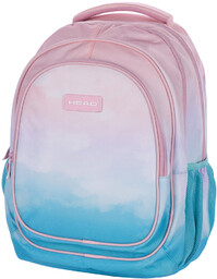 Plecak szkolny dla dziewczynki, gładki, różowy, Head