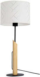Lampa stołowa Punto 1xE27 Max.60W Dąb olejowany/Czarny metal/Czarny