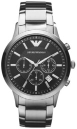 Zegarek ARMANI AR2453. Kwarcowy, Kolor czarny. Mężczyzna.