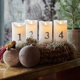 Sirius Świeca LED Sara Advent 4szt wysokość 12,5cm