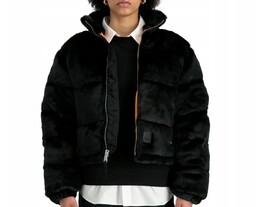 Alpha Industries Kurtka z futra Puffer 148002 czarna