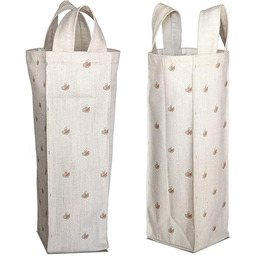 Bonamaison Bawełniana torba na wino z nadrukiem cyfrowym,