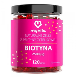 Biotyna, Naturalne Żelki, MyVita, 120 sztuk