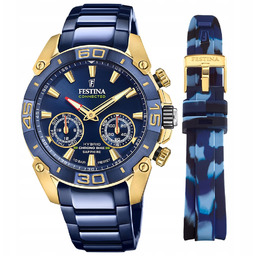Smartwatch Męski Festina F20547-1 niebieski bransoleta