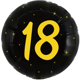 Balon foliowy okrągły na osiemnastkę - 18" -