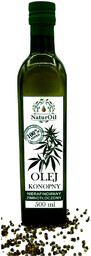 Olej konopny z konopii siewnej 500ml NaturOil