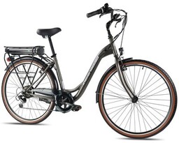 INDIANA Rower elektryczny E-City M18.5 28 cali Czarny