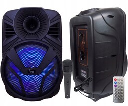 Przenośny Głośnik Bluetooth Kolumna Karaoke Akumul