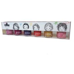 Zestaw 6 lakierów do paznokci dla dzieci Snails