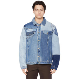 Kurtka męska Desigual Denim Patch jeansowa -S