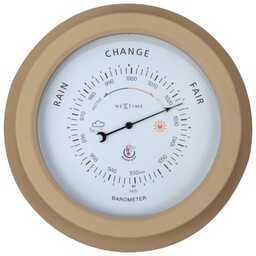 Nextime Barometr ogrodowy (biało-brązowy) Orchid