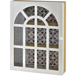 Drewniana skrzynka szafka na klucze drewniana STACY 28x21x5,5