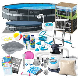Basen Intex 732x132 Ogrodowy Stelażowy 26340 22w1
