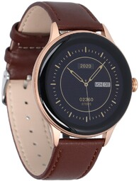 Smartwatch Damski Amoled Powiadomienia Złoty