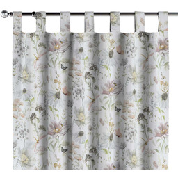 Zasłona na szelkach 1 szt., pastelowe kwiaty