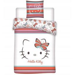 Hello Kitty Pościel 140×200 cm 65×65 cm