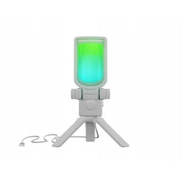Mikrofon Genesis Radium 250 Usb Statyw Biały