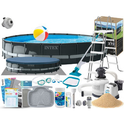 Basen Intex 732x132 Ogrodowy Stelażowy 26340 20w1