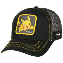 Czapka Trucker Pikachu by Capslab, czarny, One Size