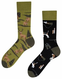 Todo Socks Hunting,, Myśliwy, Dzik, Jeleń, Kolorowe Skarpetki