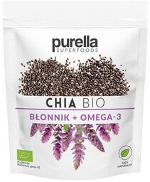PURELLA Chia Bio Błonnik + Omega-3, 200 g