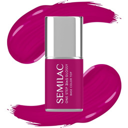 SEMILAC One Step Glossy 3in1 Lakier hybrydowy