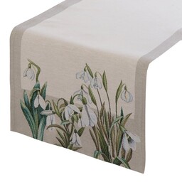 Eurofirany Obrus bieżnik 40x100 Cho 1300 naturalny zielony