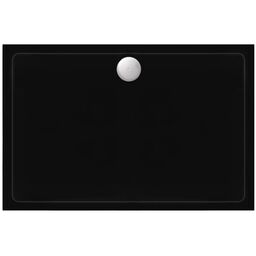 Brodzik prysznicowy akrylowy Rea Savoy Czarny 80x100