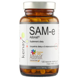 KENAY SAM-e S-Adenosyl-L-Methionine, 120 kaps. -> Odbiór