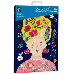 DIAMOND DOTZ Zestaw kreatywny Adults Floral Girl DBX3.003