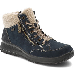 RIEKER Trzewiki - L7701-14 Blue