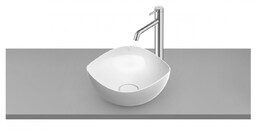 Roca FINECERAMIC umywalka nablatowa OHTAKE 37x37 biała A327A15000