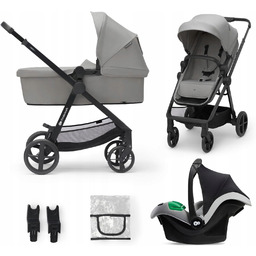 Wózek Wielofunkcyjny 3W1 Kinderkraft Newly Szary