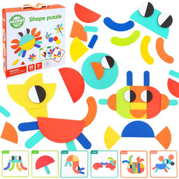 Woopie Let''s Go Green WOOPIE GREEN Drewniana Układanka