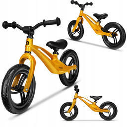 Rowerek biegowy Lionelo Bart Goldie Koła 12'' Regulacja