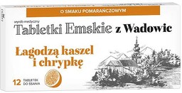 Tabletki Emskie z Wadowic Łagodzą kaszel i chrypkę