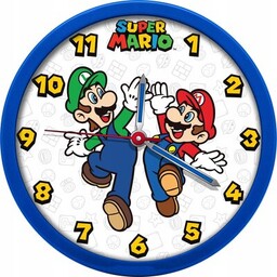 KIDS EUROSWAN Zegar ścienny GSM3063 Super Mario 25