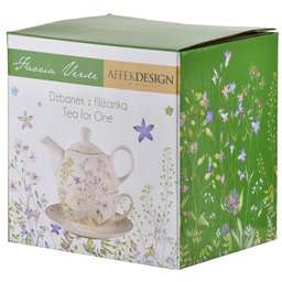 Czajnik z filiżanką dzbanek imbryk tea for one