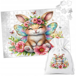 PUZZLE TRADYCYJNE - ZWIERZĘTA KRÓLIK - 35 el