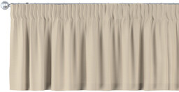 Lambrekin na taśmie marszczącej, caffe latte (beżowy), 130