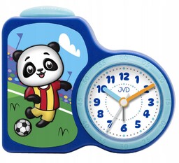 Niebieski Czytelny Budzik Dziecięcy Miś Panda Jvd SRP163.4