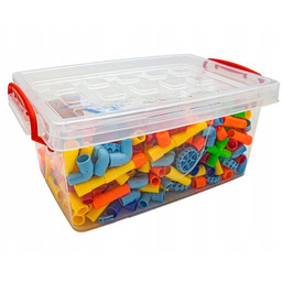 Klocki Słomki Konstrukcyjne, Kolorowy Rurociąg Rury Rurki ok.